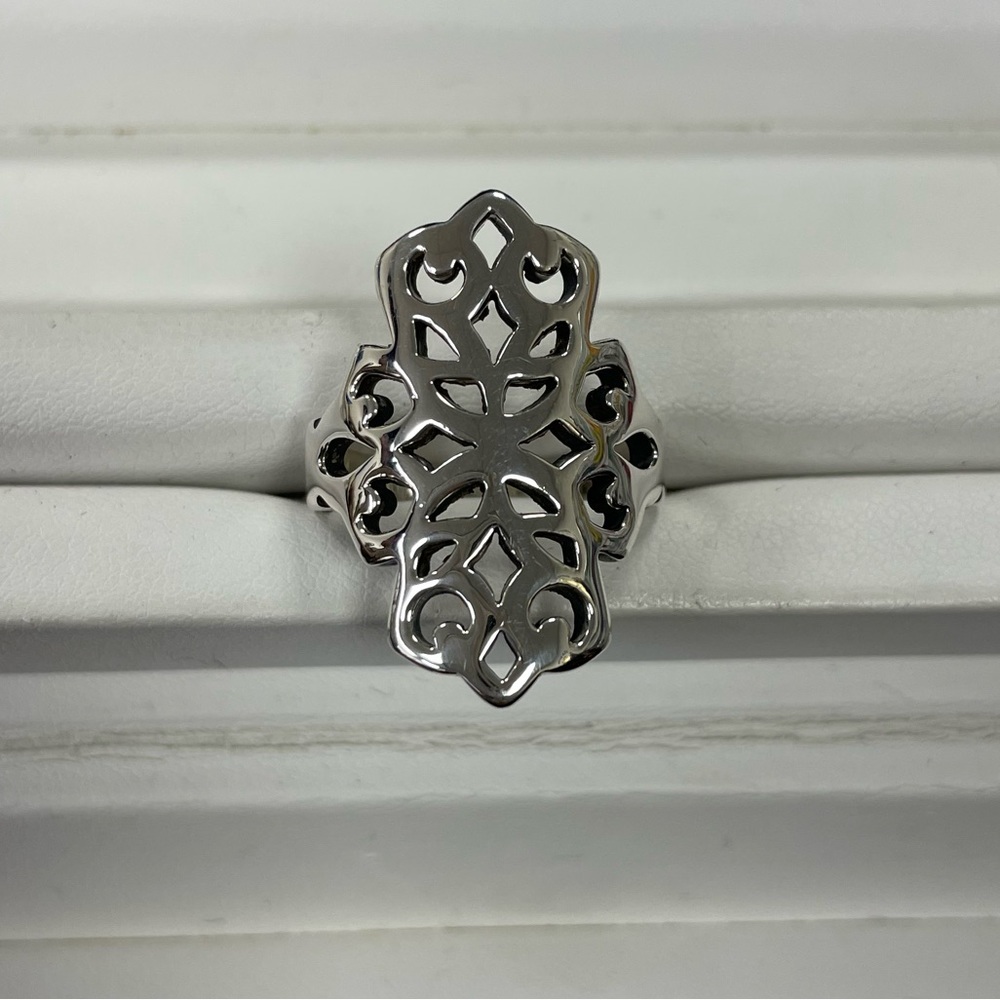 Extremely Rare James Avery Long Openwork Lattice … - image 3